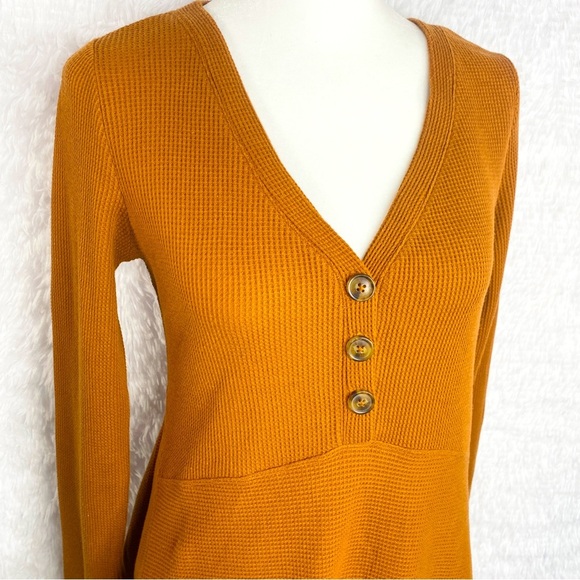 Anthroplogie Maeve Eliza Henley Babydoll Tunic‎ Shirt Top XS - Picture 7 of 11